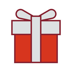 Wrapped Gift Vector Icon