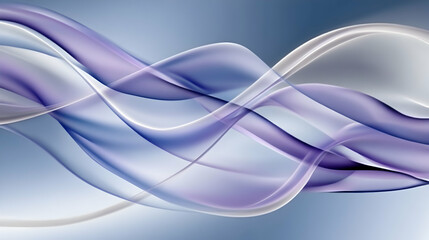 Naklejka premium Abstract background with flowing purple and white waves.