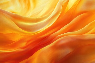 Fototapeta premium A detailed view of bright yellow textile