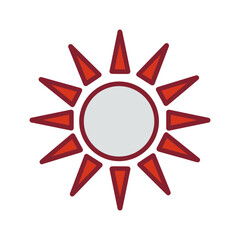 Sun Vector Icon
