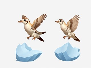 Fototapeta premium dove in flight symbolizes peace and hope, showcasing its graceful wings,flying bird in front of white background