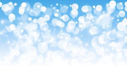 Soft Blue Gradient with Light Bokeh Effect