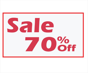 Discount sale banner design