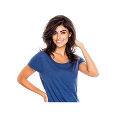 Fototapeta premium Portrait of a Beautiful Woman with a White Smile