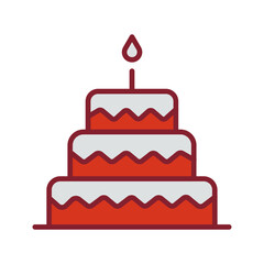 Cake Vector Icon