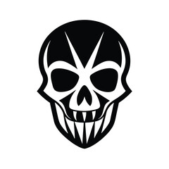 Vintage-Style Skull Illustration Vector
