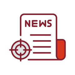 News Scoop Vector Icon