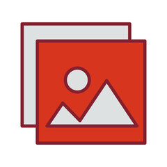 Photo Memories Vector Icon