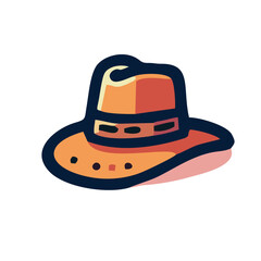 Simple Hat Illustration - Transparent Background