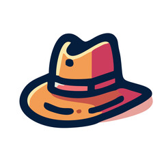 Simple Hat Illustration - Transparent Background