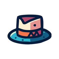 Simple Hat Illustration - Transparent Background