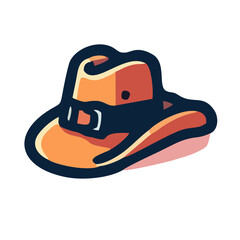 Simple Hat Illustration - Transparent Background