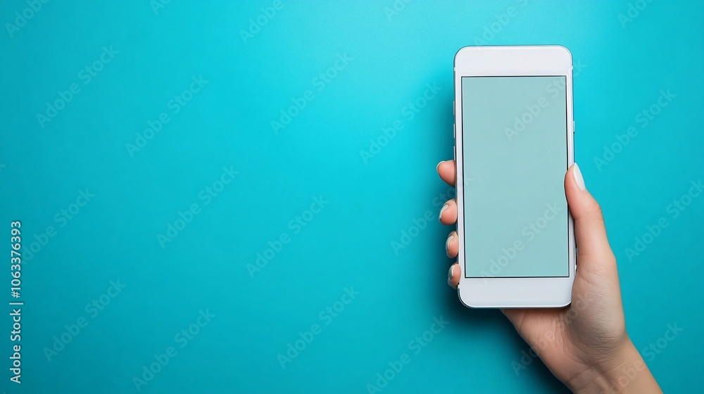 Poster patient using a smartphone for a telemedicine appointment, connecting with a healthcare provider fro