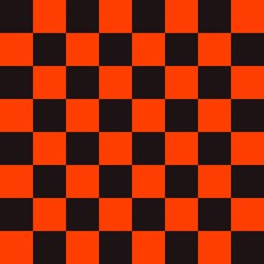 Checkered Seamless Pattern Design Black and Red