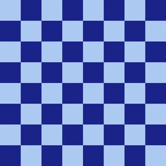 Checkered Seamless Pattern Design Blue