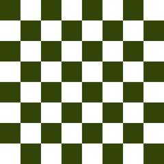Checkered Seamless Pattern Design Green and White