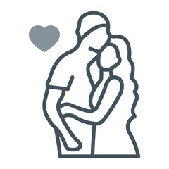 Hug Icon Design