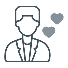 Groom Icon Design