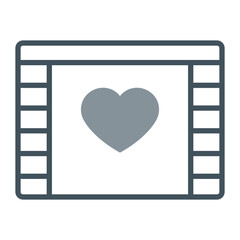 Romantic Film Icon Design