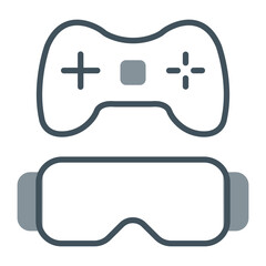 Vr Gaming Icon Design