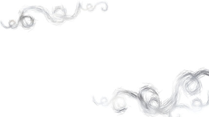 Fototapeta premium Sparkling glitter lines spiral silver glitter. Silver metal sparkling with glitter isolated on transparent background light .Festive Background. Greeting Design. 