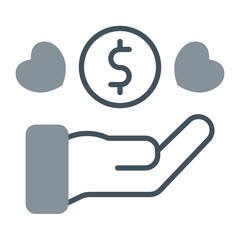 Charity Vector Icon Design