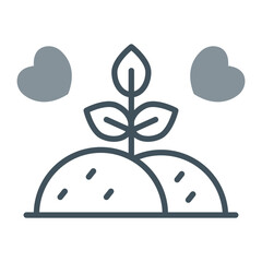 Plant Tree Vector Icon Design