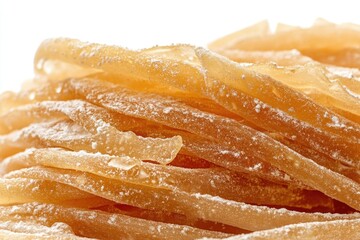 A close-up shot of a colorful pile of sugared candies, perfect for sweet treats and celebrations
