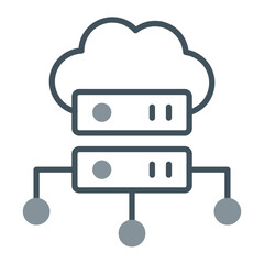 Database Vector Icon Design