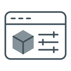 Fototapeta premium Cad Icon Design