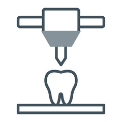 Dental Model Icon Design