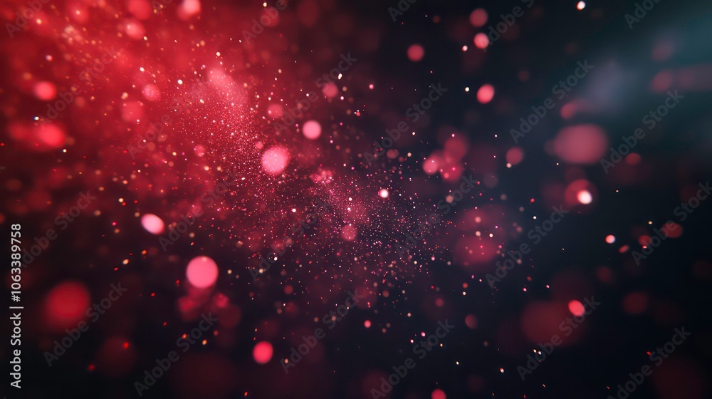 Poster A mesmerizing abstract background with glowing particles and a cosmic feel.