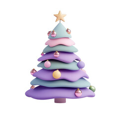 Pastel Dreams Christmas Tree