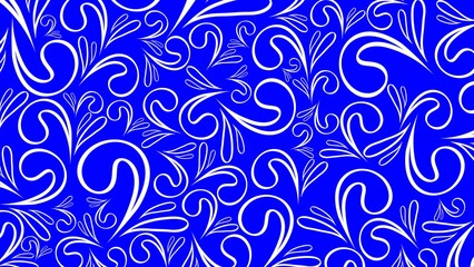 This backdrop features calming shades of blue, creating a fresh and elegant atmosphere. Intricately designed batik floral motifs decorate the surface with alluring beauty. Each flower, with its delica