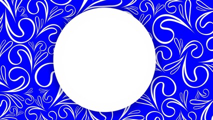 This backdrop features calming shades of blue, creating a fresh and elegant atmosphere. Intricately designed batik floral motifs decorate the surface with alluring beauty. Each flower, with its delica