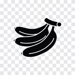 Bunches of fresh banana fruits icon. banana fruits healthy lifestyle symbol template for graphic and web design. Vector illustration.