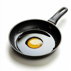 Capture the essence of cooking with a vegetable oil droplet in a pan