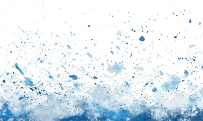 Fototapeta premium white background with light gray and blue strokes, creating the effect of weightless snowflakes falling to the ground 