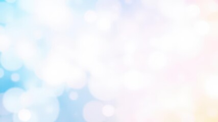 Obraz premium Abstract fuzzy pink blue yellow gradient background resembling cotton candy, pastel, background