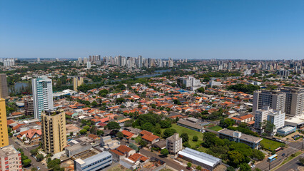 Cidade de Londrina, paraná, brasil. Vista aérea da cidade de londrina no paraná. 