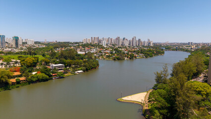 Cidade de Londrina, paraná, brasil. Vista aérea da cidade de londrina no paraná. 