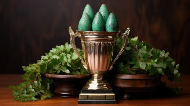 asparagus in a pot and trofi 