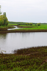 the river, a tributary of the Ob