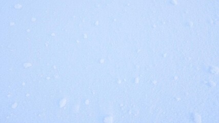 Glistening snowy landscape under a clear blue sky, frozen, nature