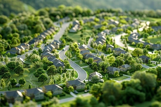 A comprehensive city zoning blueprint detailing residential, commercial, industrial areas, transportation routes, and green spaces for urban planning purposes