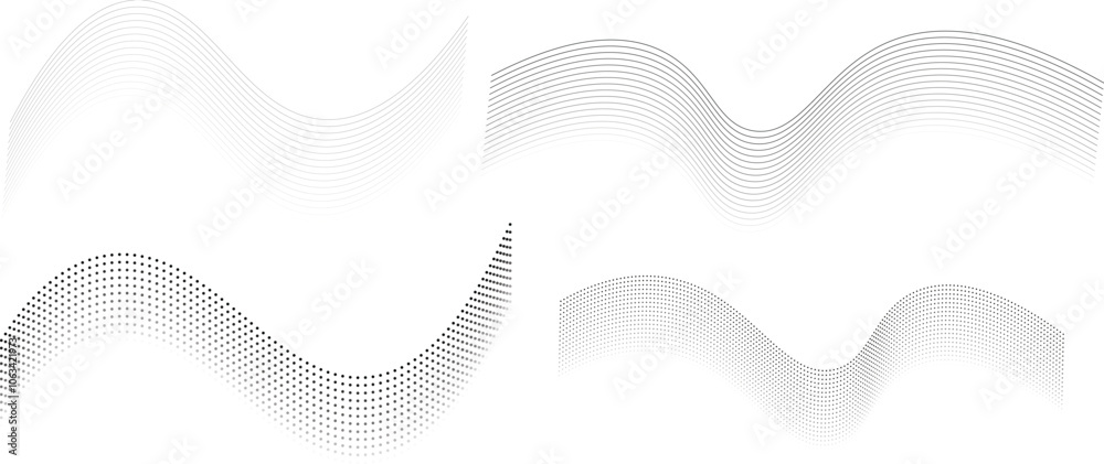 Poster abstract lines grey element wave background. abstract business wave curve lines background.