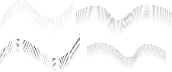 Abstract lines grey element wave background. Abstract business wave curve lines background. 