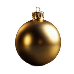 Golden Holiday Elegance: Classic Christmas Ornament