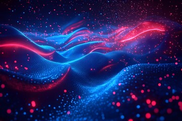 Fototapeta premium Neon Dreams futuristic background graphics for dynamic designs