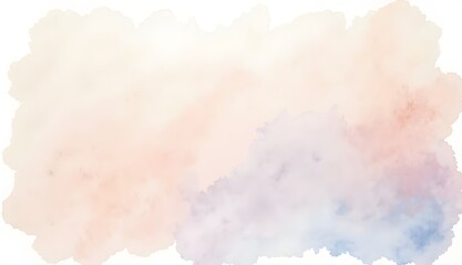 watercolor background with clouds
